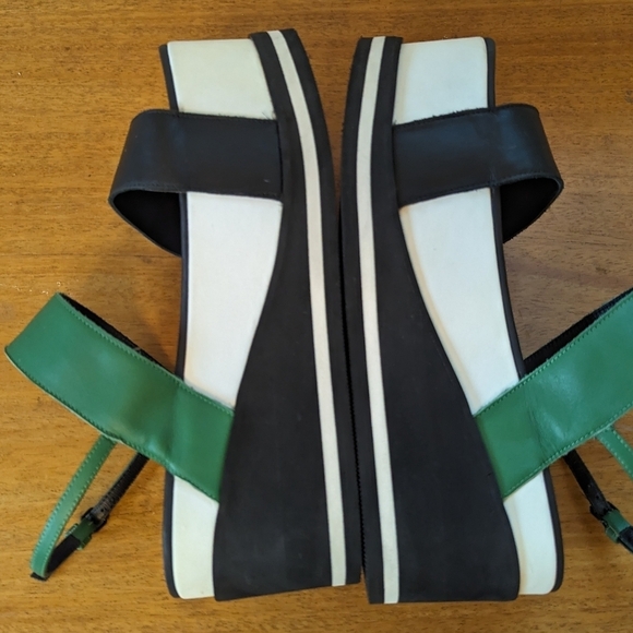 AF Vandevorst Chunky Platform Platform Leather Sandals - Picture 8 of 16